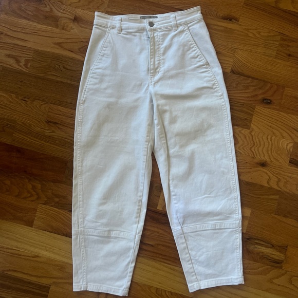 Everlane Utility Barrel Pant size 2 in Bone - Picture 2 of 7